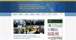 Desktop Screenshot of gestionporresultados.cies.org.pe